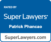 Patrick's Super Lawyers Badge